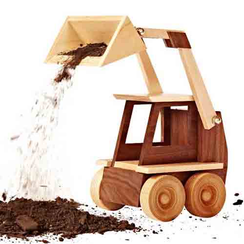 Construction Vehicle Toys - free plans to build a toy road