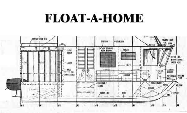 House Boat Plans DIY designs