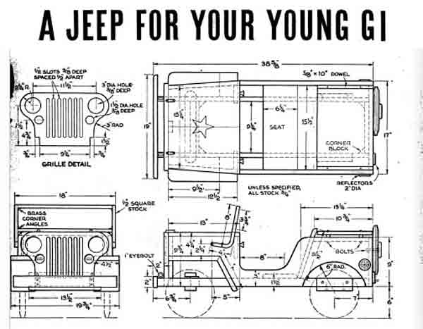 Vintage pedal car plans free to download