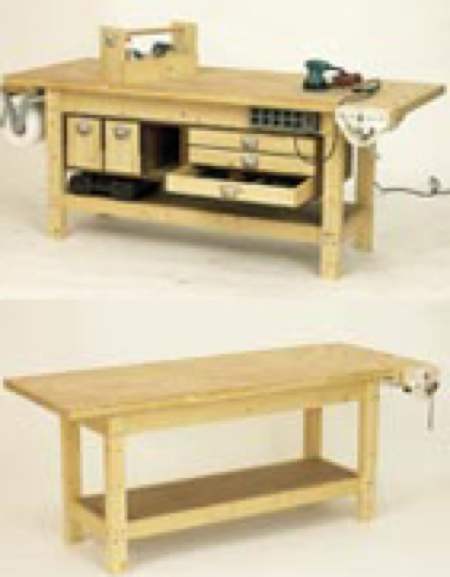 Woodshop Workbench Plans