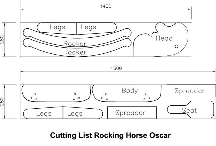 Download Rocking Horse Plans Free Print Ready Pdf