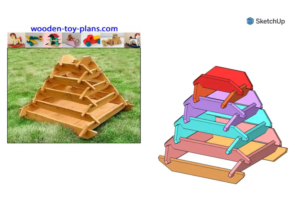 DIY garden project how to make a pyramid shape strawberry planter. Strawberry Planter