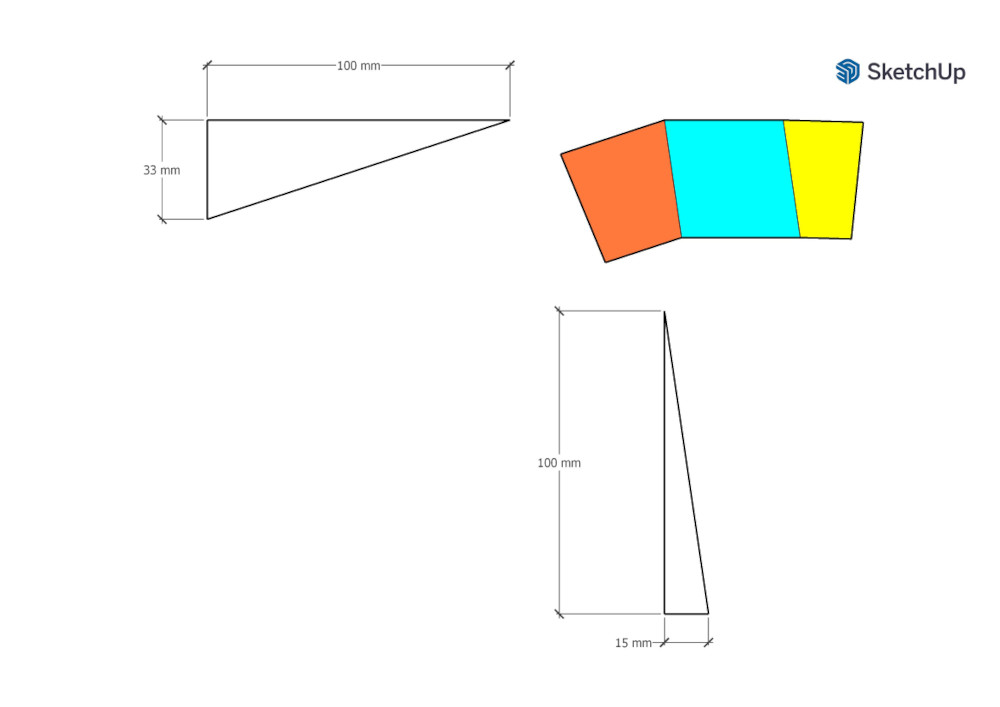 Pyramid planter template Pyramid planter template