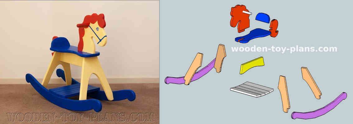 Pinto rocking horse plans