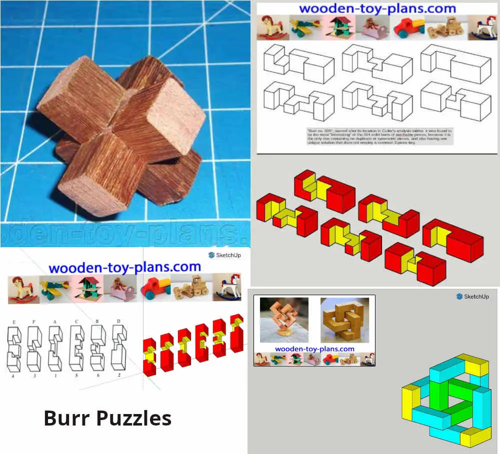 burr puzzle montage