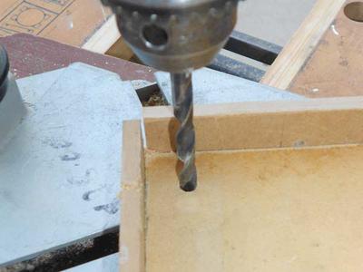 Lining up the jig for more wheels