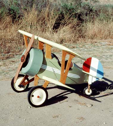 wooden airplane ride on toy plans