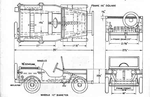 Vintage pedal car plans free to download