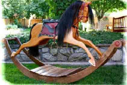 Free Rocking Horse Plan instructions included woodworking 