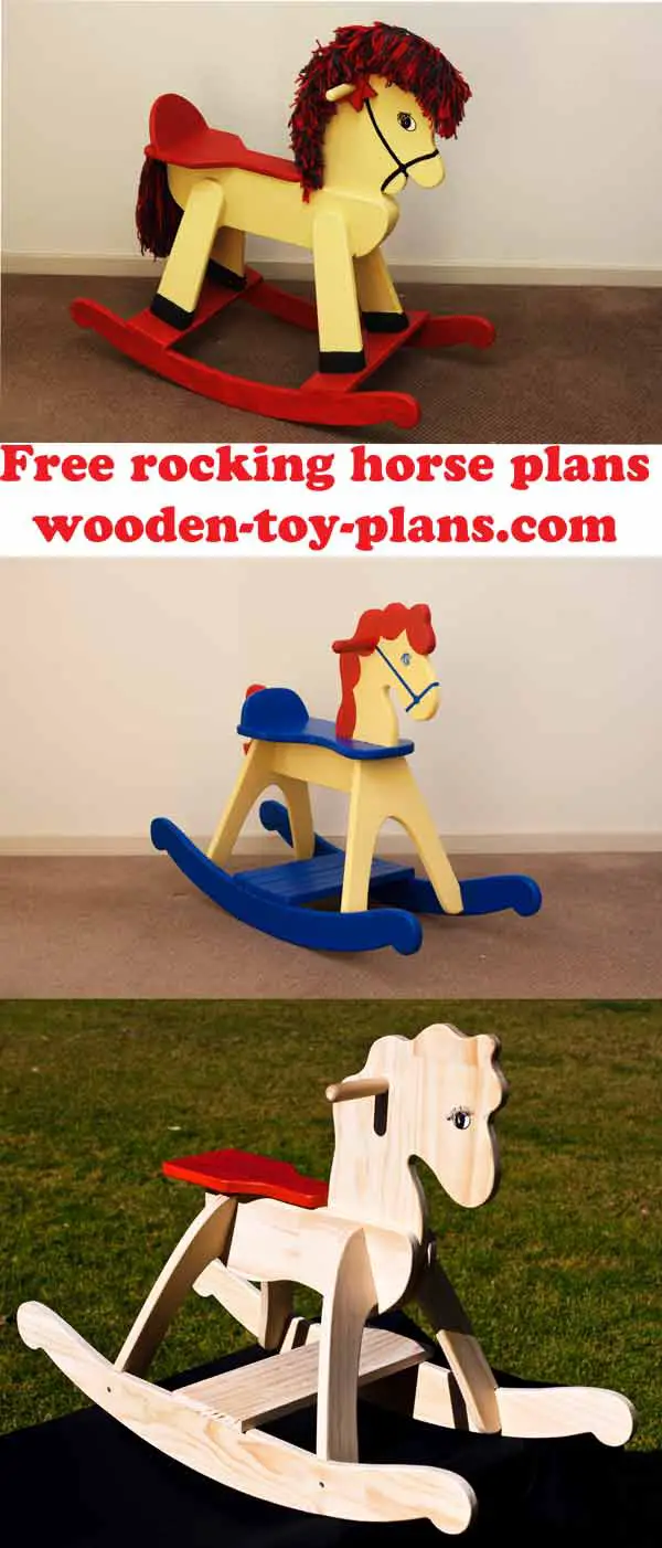 Free Wooden Toy Plans For The Joy Of Making Toys Print Ready Pdf Free Rocking Horse Plans