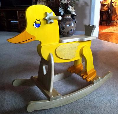 Duck rocking horse sale
