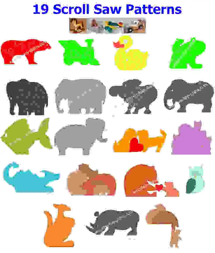 Free easy scroll saw woodworking projects plans print ready patterns