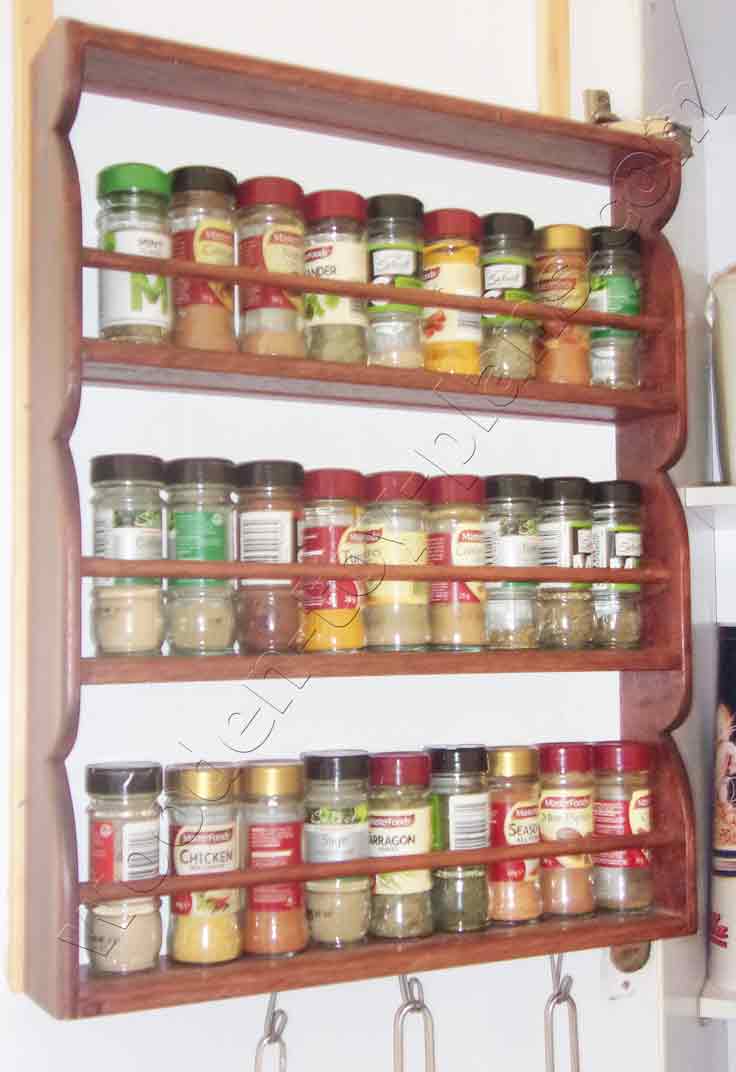 Wooden Spice Rack Build Plans - Houseful of Handmade