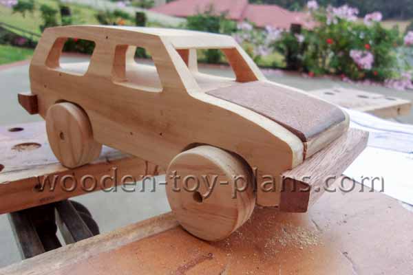 Wooden Toy Car Plans fun project free design